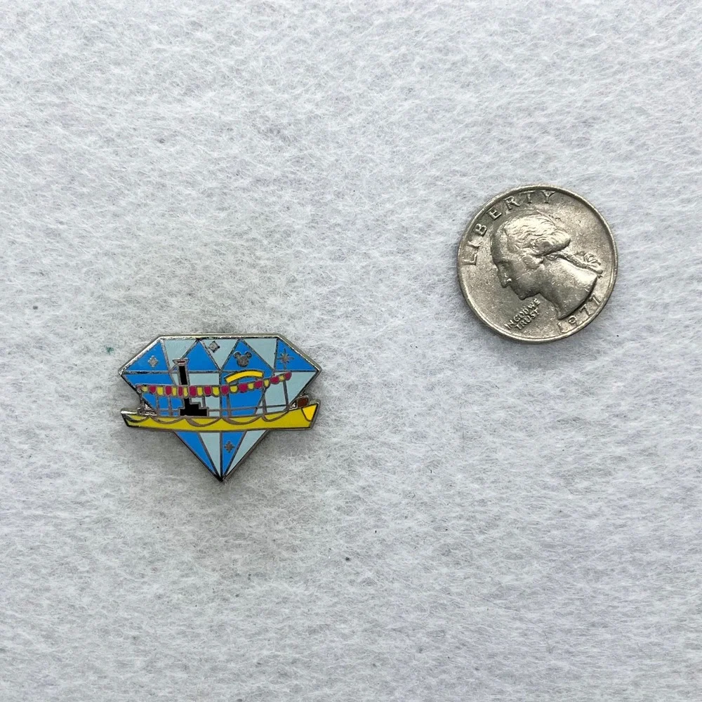 🔮‎ 5/$25 Disney Diamond Celebration Attractions Jungle Cruise Pin
